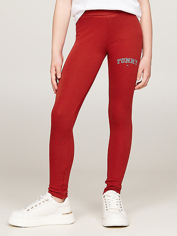 TOMMY HILFIGER RED LEGGINGS