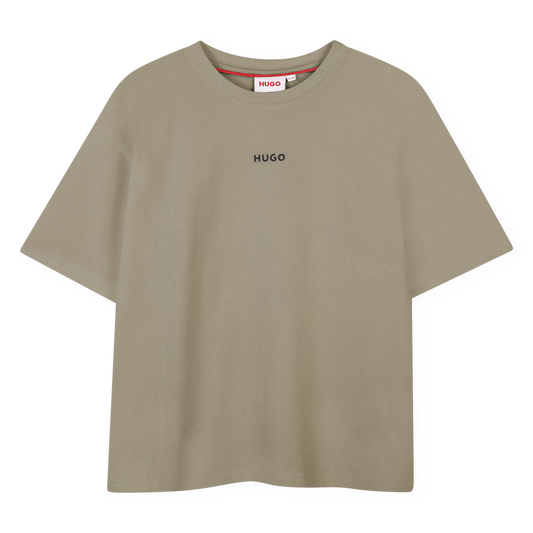 HUGO MAXI BEIGE BOYS T SHIRT G00434