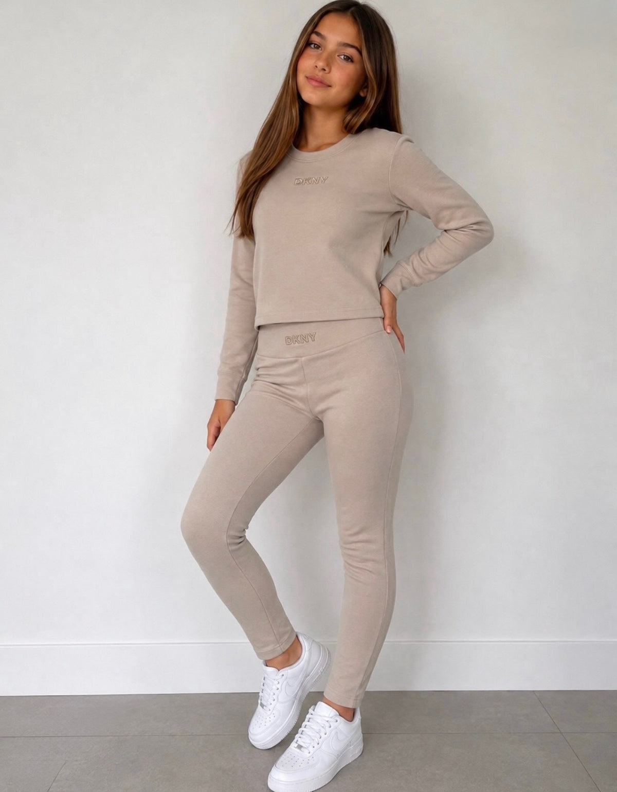 DKNY SWEATSHIRT & LEGGINGS SET D62917 D62886