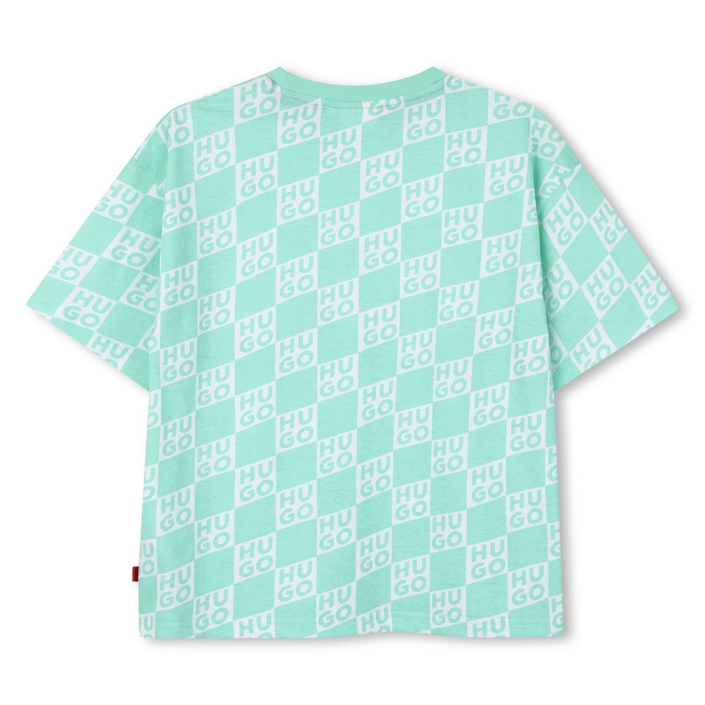 HUGO OVERSIZED GREEN T SHIRT G01022