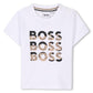 BOSS BOY BABY/TODDLER WHITE T SHIRT J52113
