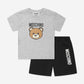 Moschino Baby/Toddler Grey/Black Shorts Set