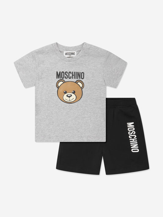 Moschino Baby/Toddler Grey/Black Shorts Set