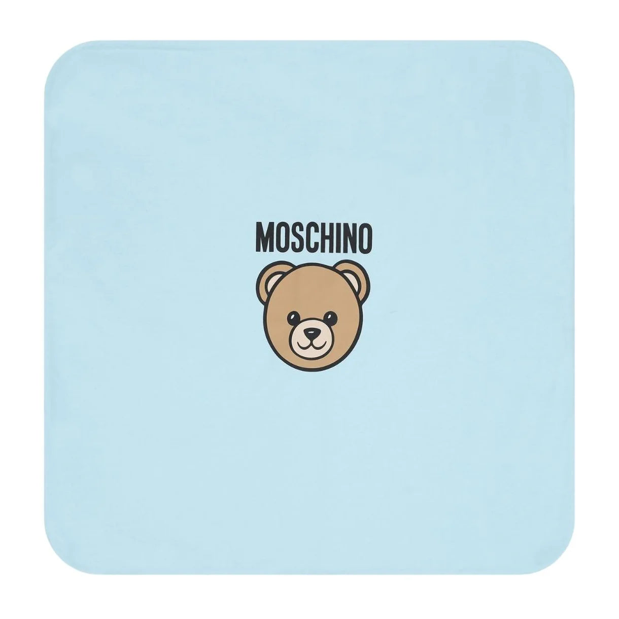 MOSCHINO BABY BOY SKY BLUE BLANKET MUB00O