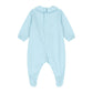 MOSCHINO BABY SKY BLUE BABYGROW WITH GIFT BOX MUY09O