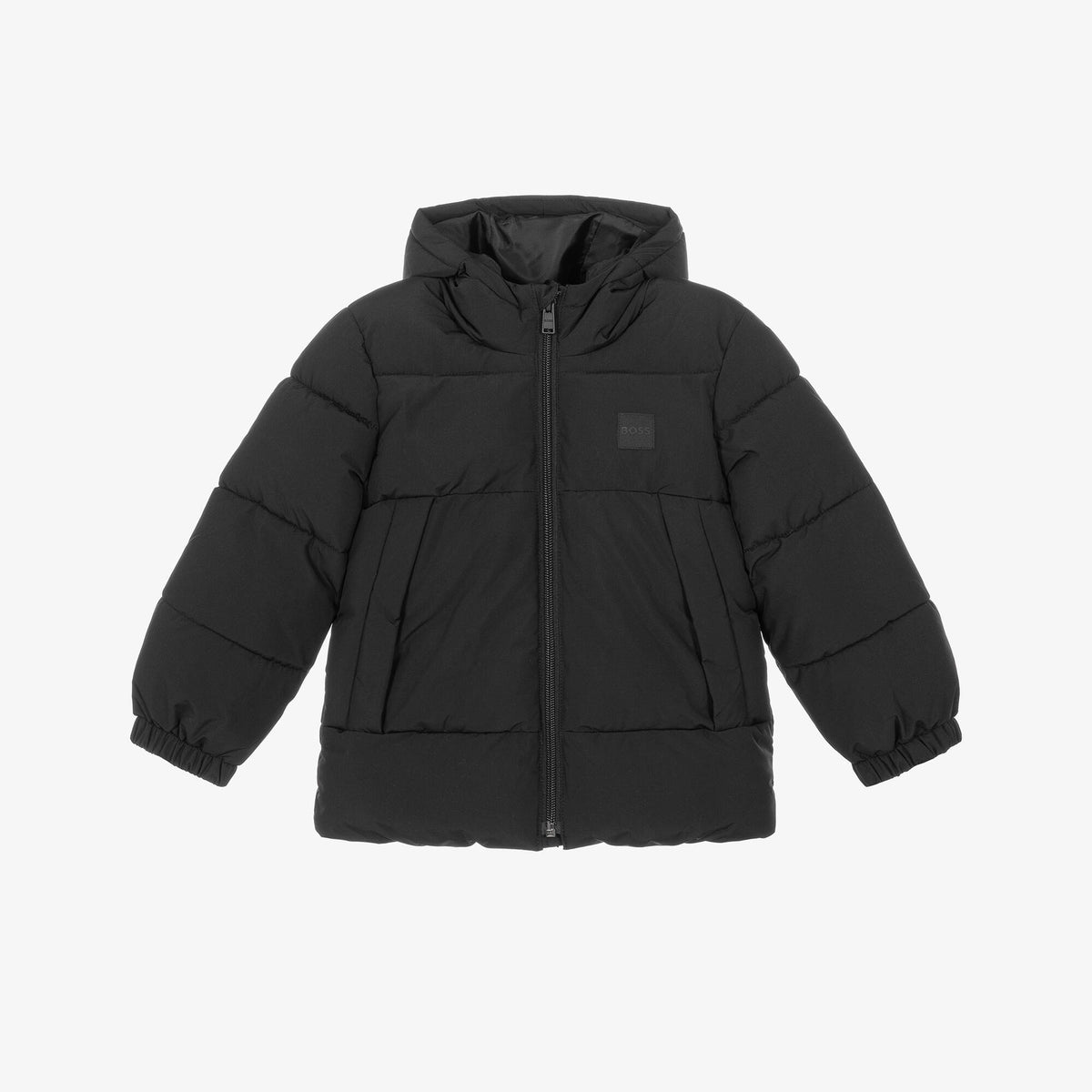 BOSS BOY BLACK PUFFER JACKET J53437