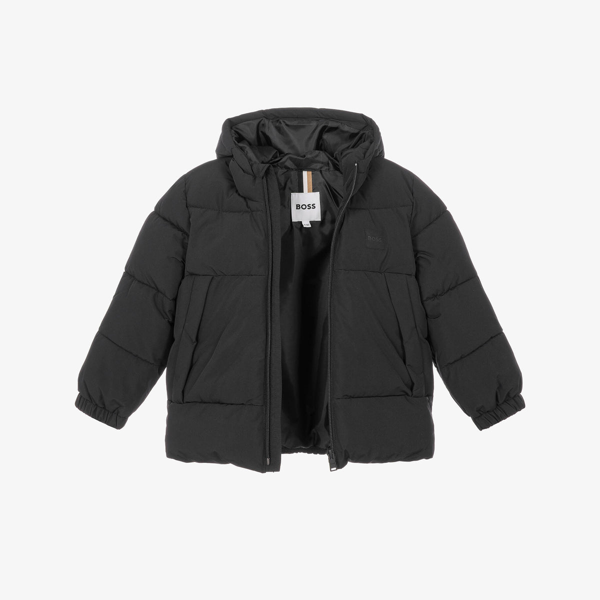 BOSS BOY BLACK PUFFER JACKET J53437