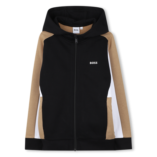 BOSS BOYS BLACK TRACKSUIT J52322/J52290