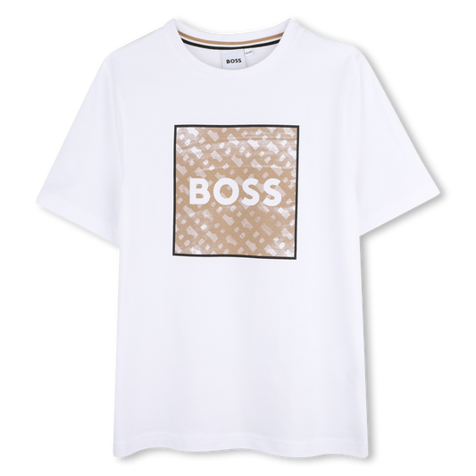 BOSS BOYS WHITE T SHIRT J52370