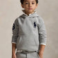 RALPH LAUREN GREY HOODED SWEATSHIRT 79316001