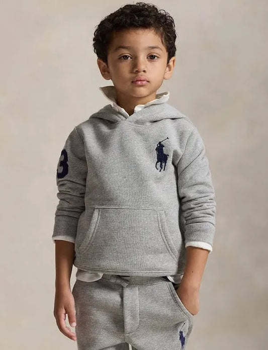 RALPH LAUREN GREY HOODED SWEATSHIRT 79316001