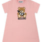 MOSCHINO PALE PINK BABY/TODDLER DRESS MDV0C9