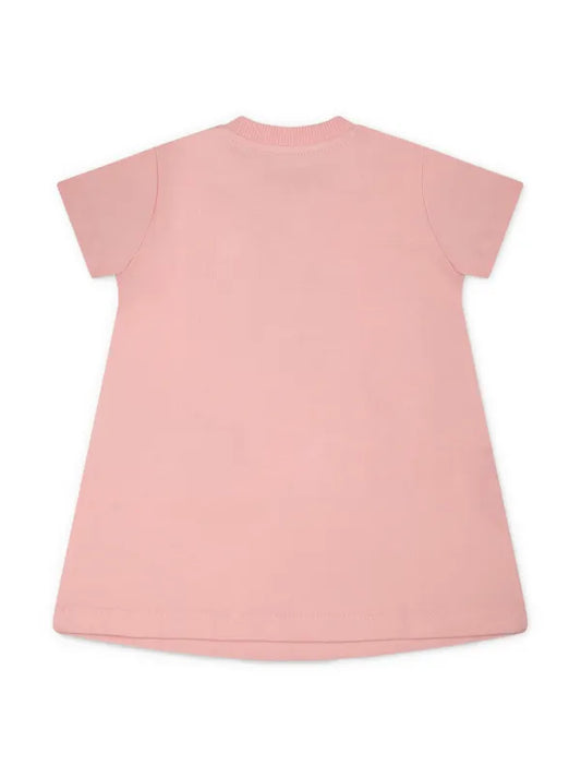 MOSCHINO PALE PINK BABY/TODDLER DRESS MDV0C9