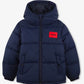 HUGO BOYS NAVY PUFFER JACKET G01254