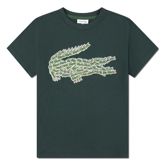 LACOSTE BOYS DARK GREEN T SHIRT 947073