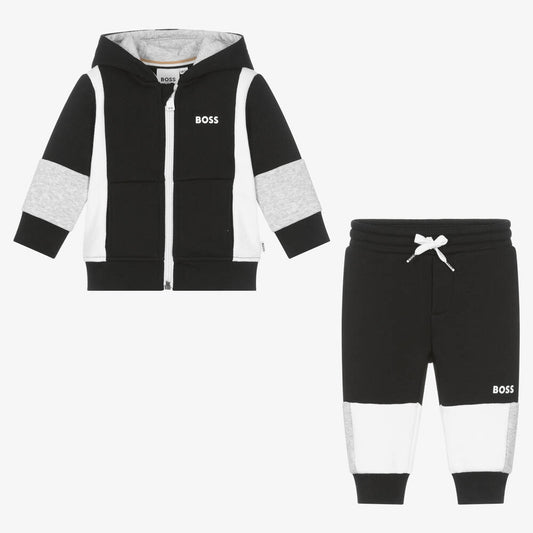 BOSS Baby Colour Block Hooded Tracksuit