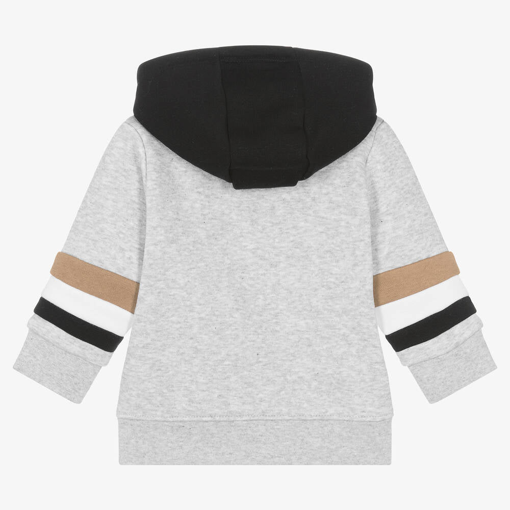 BOSS Baby Jersey Grey Hooded Tracksuit