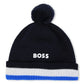 BOSS BABY/TODDLER NAVY KNITTED HAT