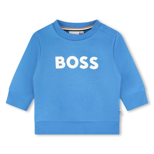 BOSS Baby Boys Blue Sweatshirt J05A42