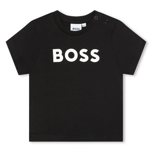 BOSS BABY/TODDLER BLACK T SHIRT J05P12