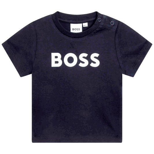 BOSS NAVY BABY/TODDLER T SHIRT J05P12