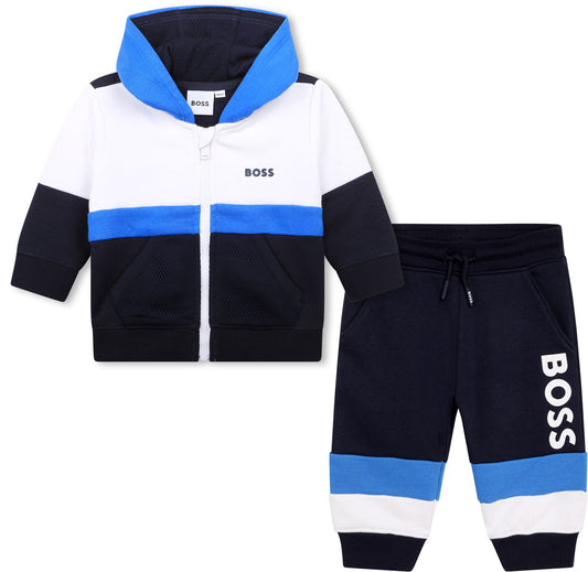 BOSS Baby Boys Navy Blue Tracksuit