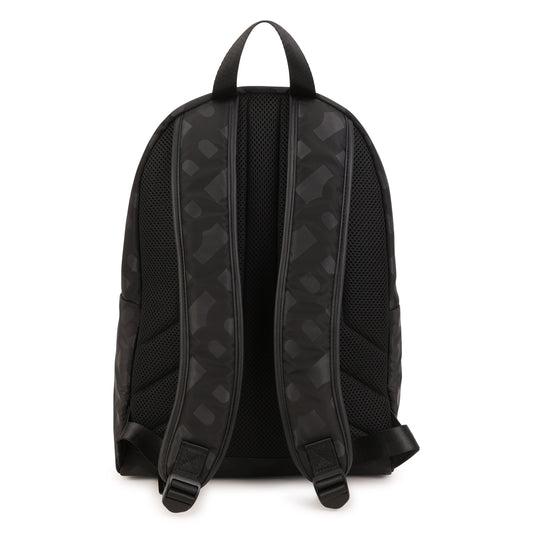 BOSS Boys Black Backpack ( 40 cm )