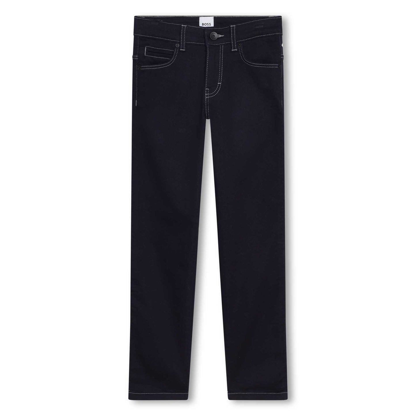 BOSS Boys Black Denim Jeans **Slim Fit** J24875