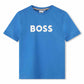 BOSS Boys Blue Classic T-Shirt J25O65