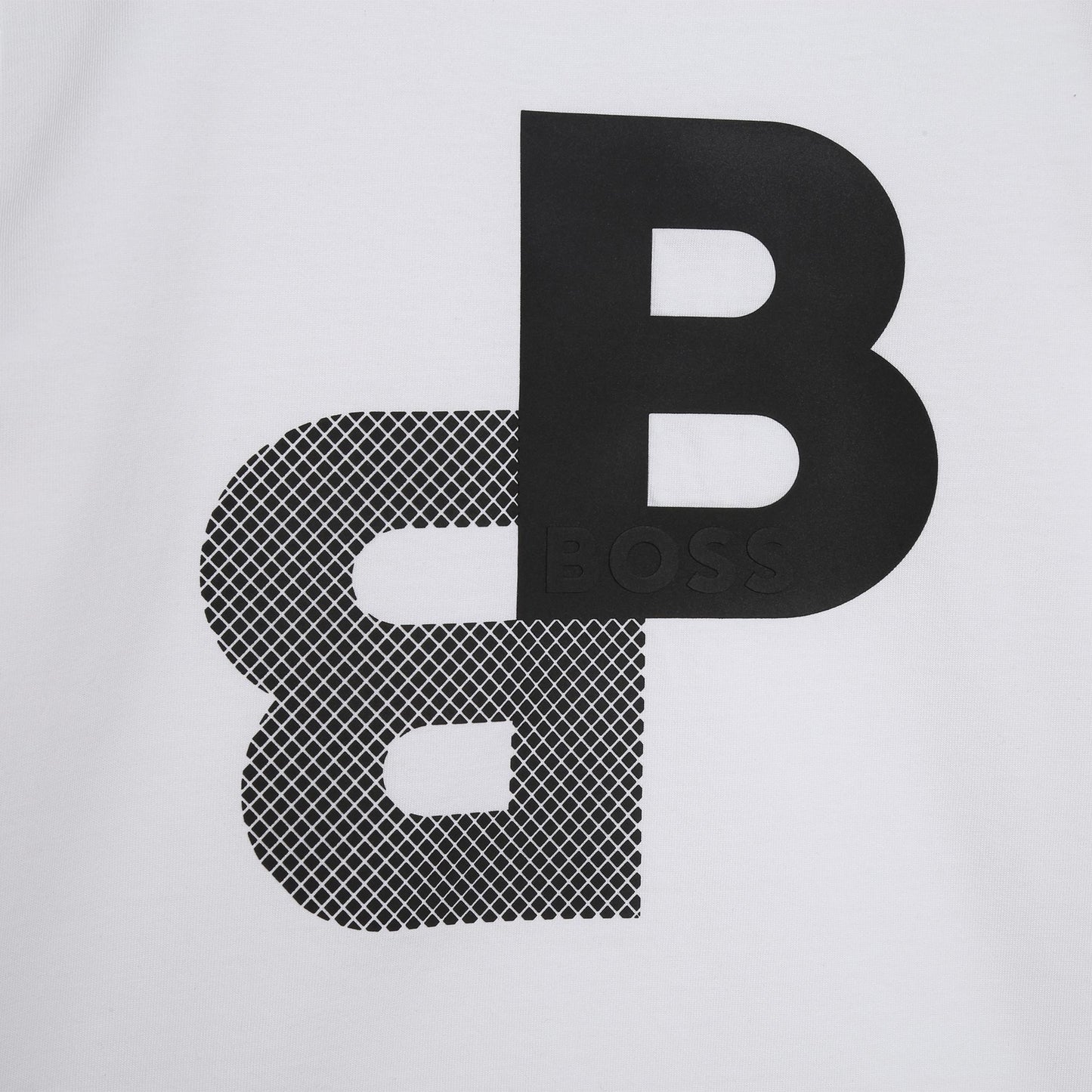 BOSS Boys White Logo T-Shirt