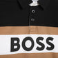 BOSS Boys Black Logo Polo Shirt