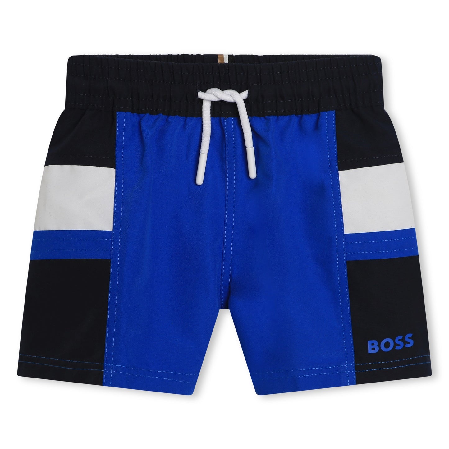 BOSS BOYS BABY/TODDLER BLUE SWIM SHORTS