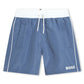 BOSS BOYS BLUE SLATE SWIM SHORTS