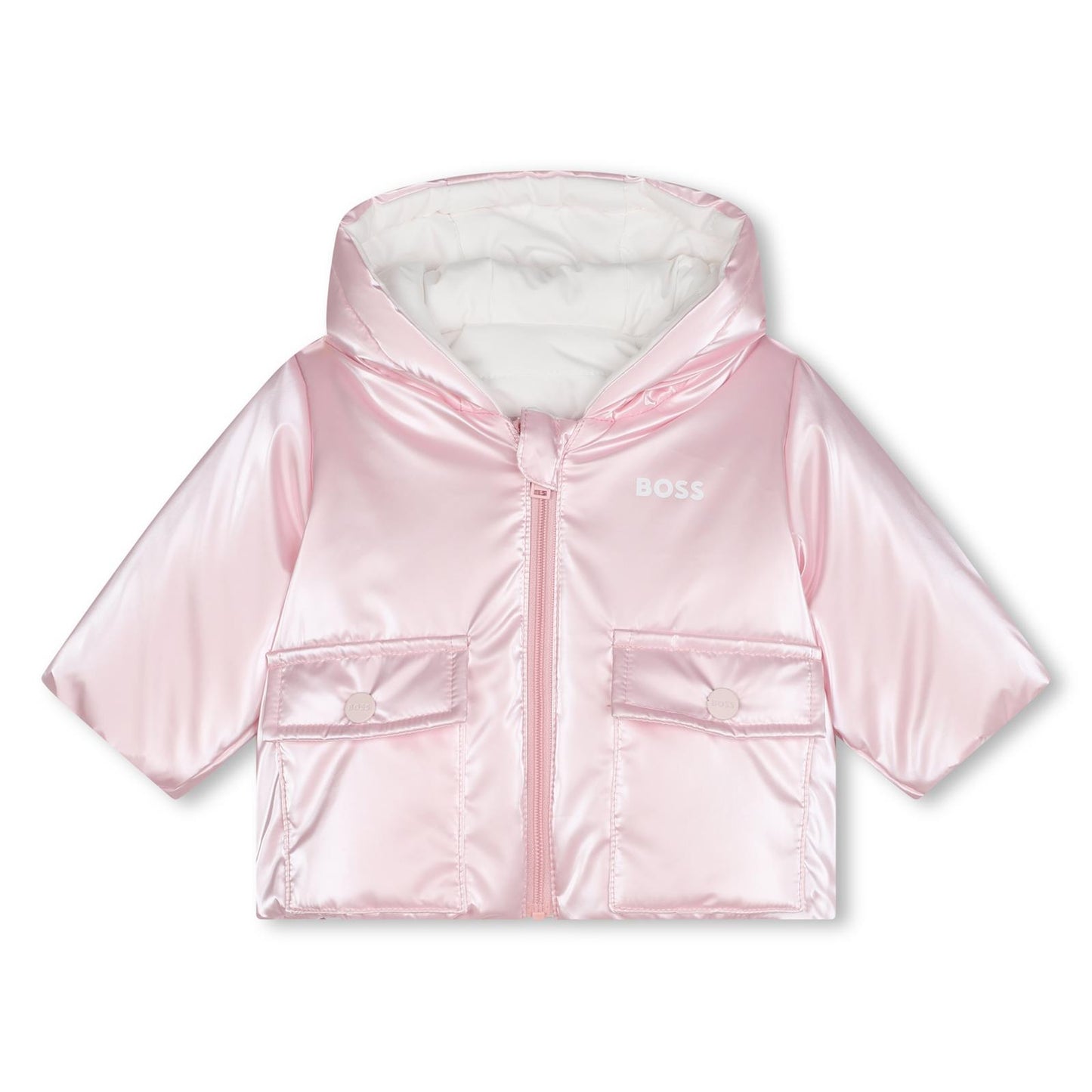 BOSS BABY PINK REVERSIBLE JACKET J51070