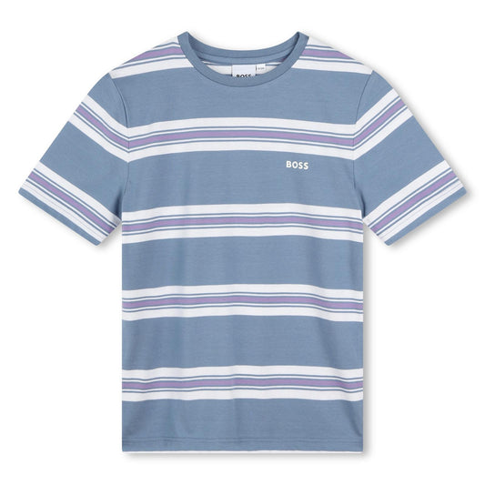 BOSS SLATE BLUE T SHIRT J51207