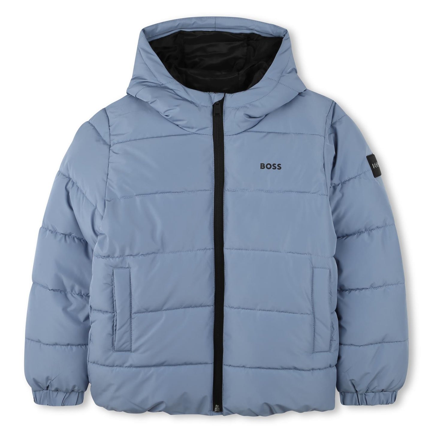 BOSS SLATE BLUE PUFFER JACKET J51237