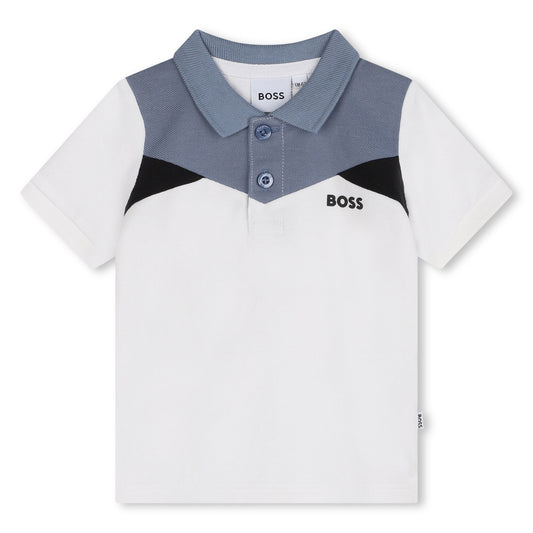 BOSS BABY/TODDLER WHITE POLO J51277