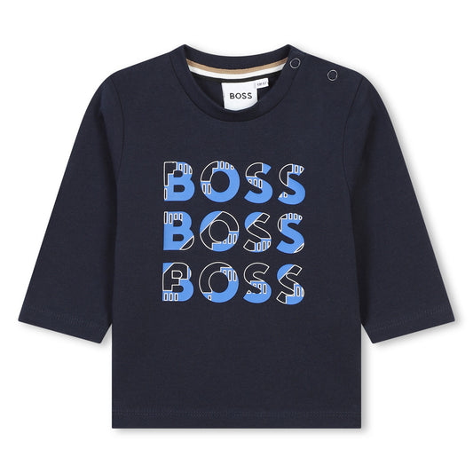 BOSS BABY/TODDLER NAVY T SHIRT J51291