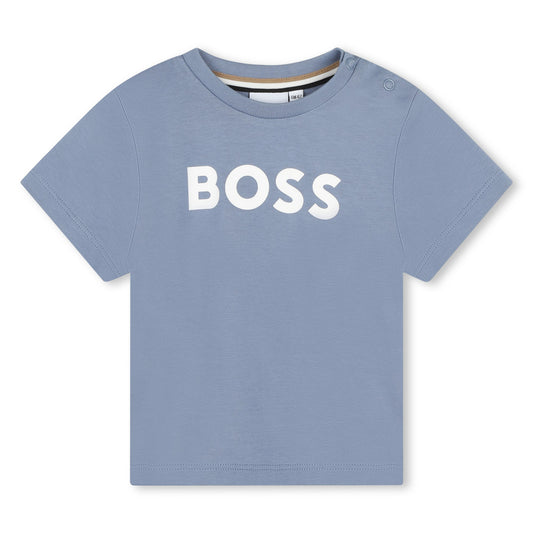 BOSS BABY/TODDLER SLATE BLUE T SHIRT J51298