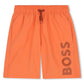 BOSS BOYS BRICK RED SWIM SHORTS J51973
