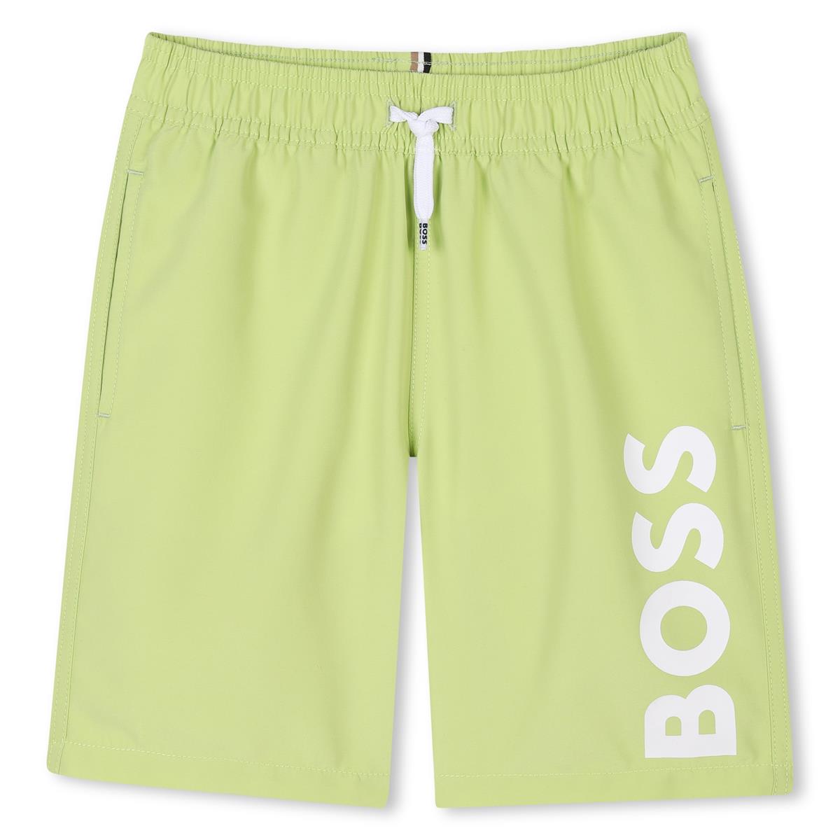 BOSS LIME GREEN SWIM SHORTS J51973