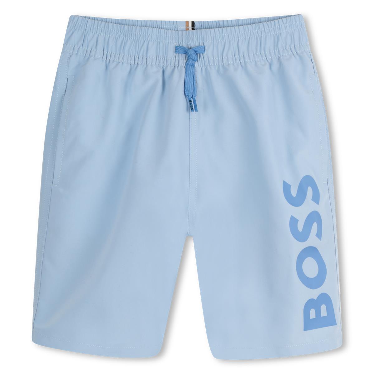 BOSS PALE BLUE SWIM SHORTS J51973