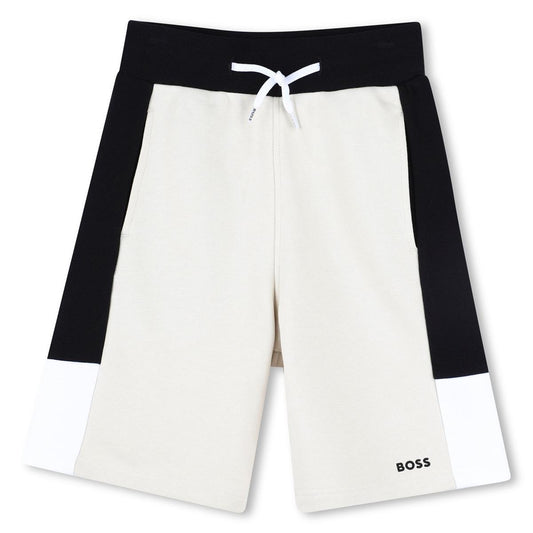 BOSS BOYS SAND JERSEY SHORTS J51991