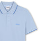 BOSS BOYS PALE  BLUE POLO SHIRT J52011