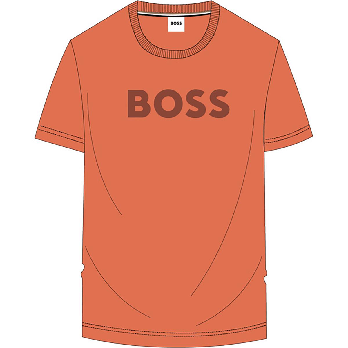 BOSS BRICK RED T SHIRT  J52030