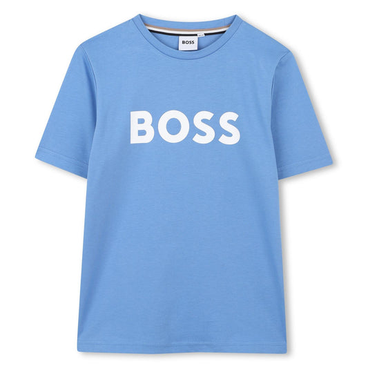 BOSS MID BLUE T SHIRT J52030