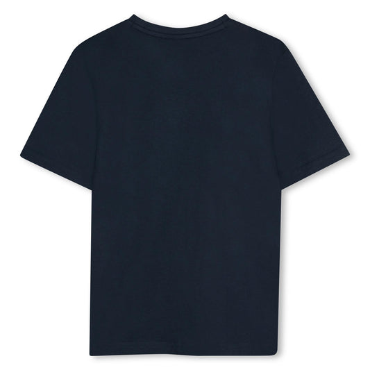 BOSS NAVY REPEAT LOGO T SHIRT J52038