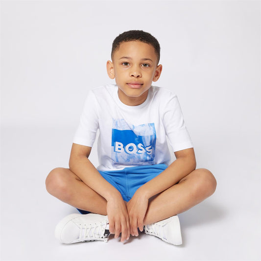 BOSS BOYS WHITE T SHIRT J52044