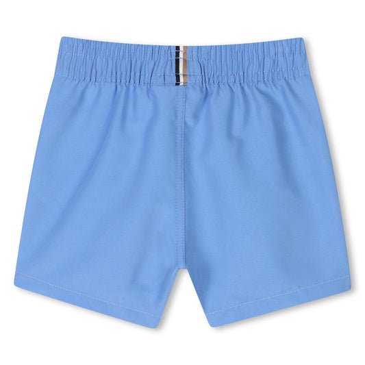 BOSS BABY/TODDLER MID BLUE SWIM SHORTS J52069