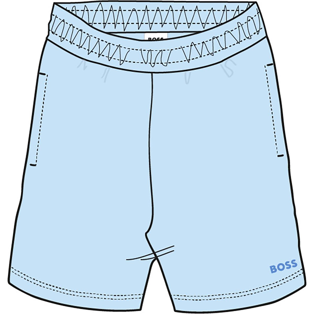 BOSS BABY/TODDLER BLUE JERSEY SHORTS J52086